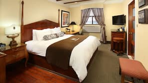 Premium bedding, minibar, desk, iron/ironing board