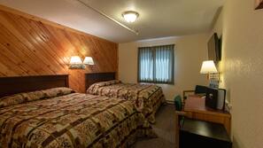 Desk, blackout drapes, iron/ironing board, free WiFi