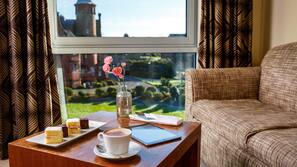Premium bedding, in-room safe, desk, blackout curtains