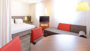 1 chambre, literie de qualité supérieure, coffre-forts dans les chambres
