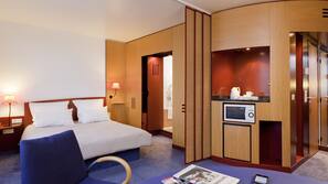1 chambre, literie de qualité supérieure, coffre-forts dans les chambres