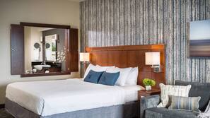 Premium bedding, in-room safe, desk, iron/ironing board