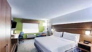 In-room safe, desk, iron/ironing board, free cribs/infant beds