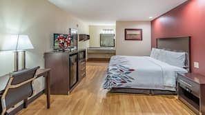Free cribs/infant beds, free WiFi, linens, alarm clocks
