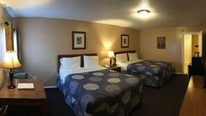 Blackout drapes, iron/ironing board, free WiFi