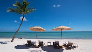 Private beach