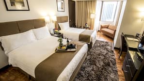 Minibar, in-room safe, desk, blackout curtains