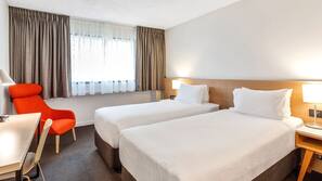 In-room safe, desk, blackout curtains, iron/ironing board