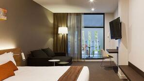 In-room safe, desk, blackout curtains, iron/ironing board