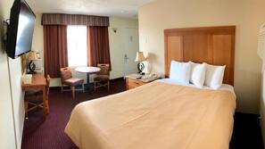 Desk, iron/ironing board, free WiFi, bed sheets