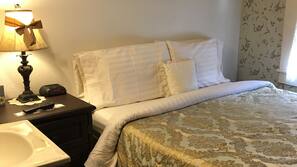 Individually decorated, individually furnished, iron/ironing board