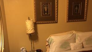 Individually decorated, individually furnished, iron/ironing board