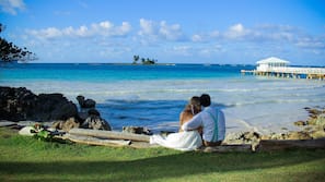 Playa privada, buceo con tubo y kayak