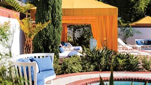 Indoor pool, outdoor pool, cabanas (surcharge), pool umbrellas