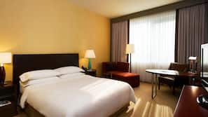 1 Schlafzimmer, hochwertige Bettwaren, Daunenbettdecken, Minibar
