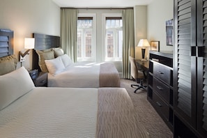 Deluxe Room, 2 Double Beds, Non Smoking, City View | Premium bedding, pillowtop beds, in-room safe, individually decorated