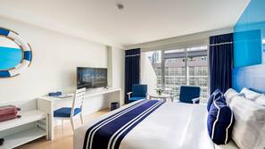 Free minibar items, in-room safe, desk, blackout curtains