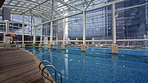 Indoor pool, outdoor pool