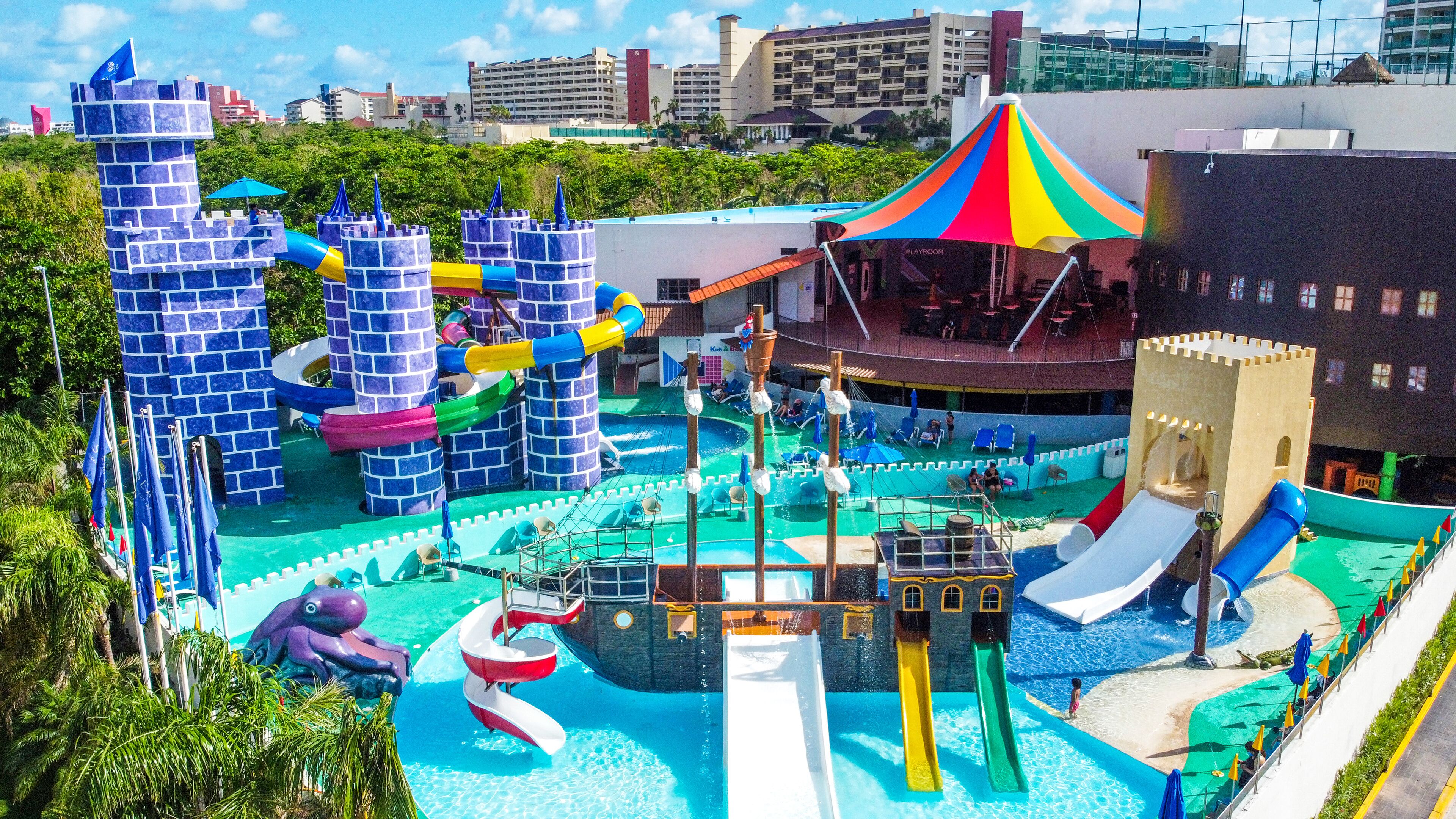 waterpark at Seadust Cancun Family Resort