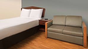 Desk, iron/ironing board, free WiFi, bed sheets