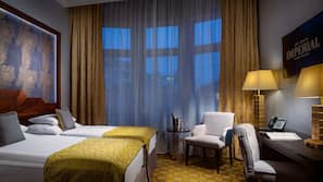 Premium bedding, in-room safe, desk, blackout curtains