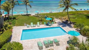 2 outdoor pools, pool umbrellas, sun loungers
