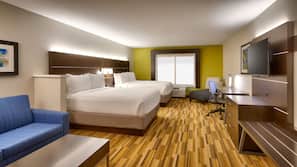 In-room safe, desk, iron/ironing board, free cribs/infant beds