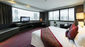 Minibar, in-room safe, desk, blackout curtains