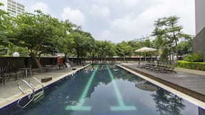 Seasonal outdoor pool