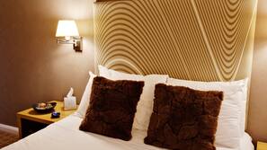 Desk, cots/infant beds, rollaway beds, free WiFi