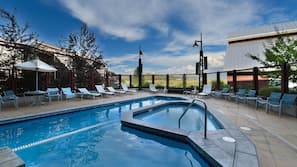 Indoor pool, outdoor pool