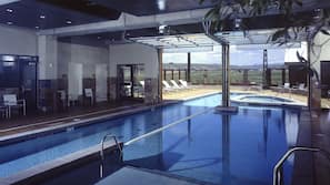 Indoor pool, outdoor pool