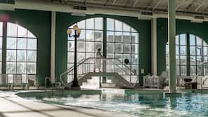 Indoor pool, outdoor pool