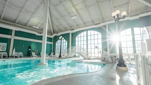 Indoor pool, outdoor pool