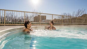 Indoor pool, outdoor pool