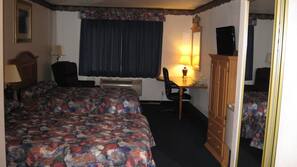 Desk, iron/ironing board, free cribs/infant beds, free WiFi