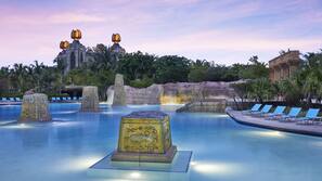 Outdoor pool, cabanas (surcharge), sun loungers