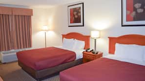 Egyptian cotton sheets, premium bedding, desk, blackout drapes