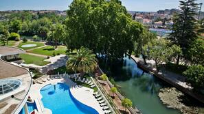 Indoor pool, outdoor pool