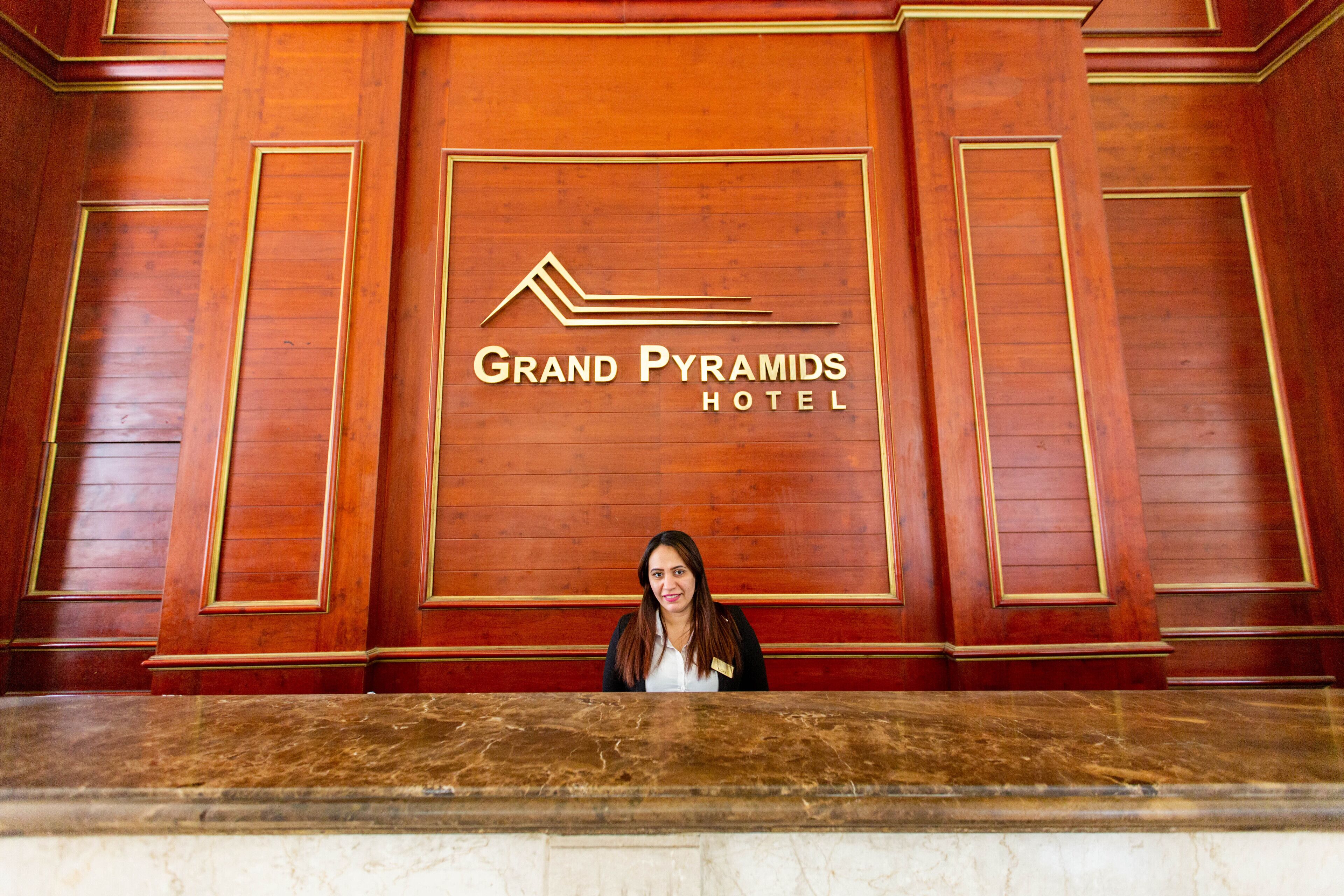 Grand Pyramids Hotel in Cairo, Egypt
