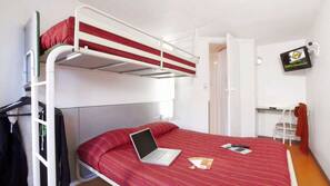 Bureau, rideaux occultants, Wi-Fi gratuit, draps fournis