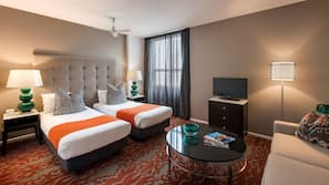 Premium bedding, minibar, in-room safe, desk