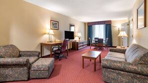 Premium bedding, pillowtop beds, in-room safe, desk