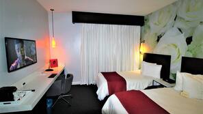 Pillowtop beds, in-room safe, desk, laptop workspace