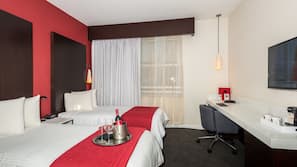 Pillowtop beds, in-room safe, desk, laptop workspace