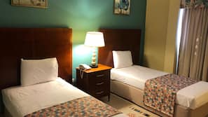 In-room safe, desk, laptop workspace, blackout drapes