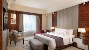 Premium bedding, minibar, in-room safe, desk