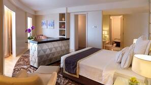 Premium bedding, minibar, in-room safe, desk