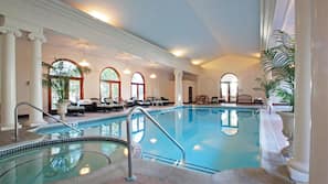 Indoor pool, outdoor pool
