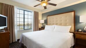 Premium bedding, in-room safe, blackout curtains, iron/ironing board